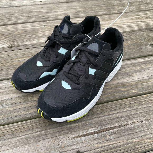 Adidas Men Athletic Shoes Black Lace Up Torsion Ru - Picture 9 of 12